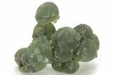 Botryoidal Prehnite and Epidote Inclusions - Mali #220458-1